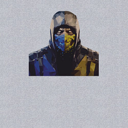 Свитшот хлопковый мужской Саб-зиро и Скорпион, цвет: меланж — фото 2