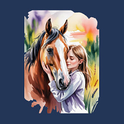 Свитшот хлопковый мужской Доверие, цвет: тёмно-синий — фото 2