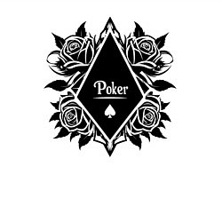 Свитшот хлопковый мужской Розы и пики, цвет: белый — фото 2