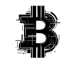 Свитшот хлопковый мужской Urban биткоин, цвет: белый — фото 2