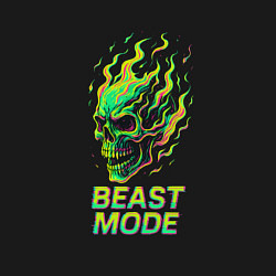 Свитшот хлопковый мужской Режим зверя, цвет: черный — фото 2