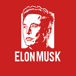 Свитшот хлопковый мужской Илон Маск в стиле стрит-арт, цвет: красный — фото 2