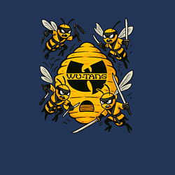 Свитшот хлопковый мужской Wu-tang clan пчелки, цвет: тёмно-синий — фото 2