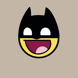 Свитшот хлопковый мужской Batman smile, цвет: миндальный — фото 2