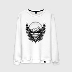 Мужской свитшот Вершины с крыльями