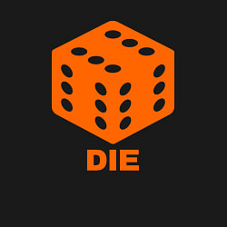 Свитшот хлопковый мужской Дьявольский кубик, цвет: черный — фото 2