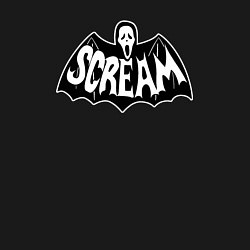 Свитшот хлопковый мужской Scream bat, цвет: черный — фото 2