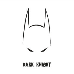 Свитшот хлопковый мужской Batman dark knight, цвет: белый — фото 2