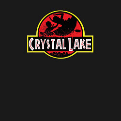 Свитшот хлопковый мужской Crystal lake, цвет: черный — фото 2