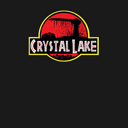 Свитшот хлопковый мужской Crystal lake, цвет: черный — фото 2