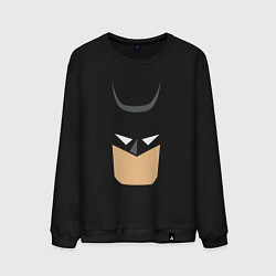Свитшот хлопковый мужской Batman animation, цвет: черный