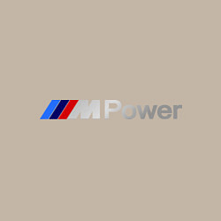 Свитшот хлопковый мужской BMW M Power, цвет: миндальный — фото 2