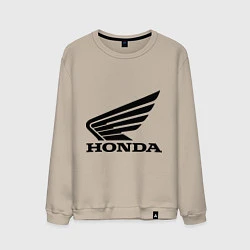 Свитшот хлопковый мужской Honda Motor, цвет: миндальный