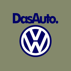 Свитшот хлопковый мужской Volkswagen Das Auto, цвет: авокадо — фото 2