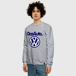 Свитшот хлопковый мужской Volkswagen Das Auto, цвет: меланж — фото 2