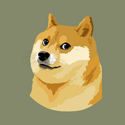 Свитшот хлопковый мужской Doge, цвет: авокадо — фото 2