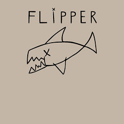 Свитшот хлопковый мужской Flipper, цвет: миндальный — фото 2