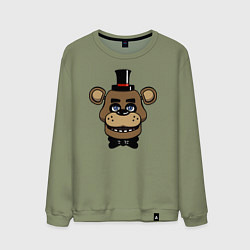 Свитшот хлопковый мужской Freddy FNAF, цвет: авокадо