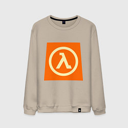 Свитшот хлопковый мужской Half-Life, цвет: миндальный