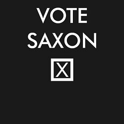 Свитшот хлопковый мужской Vote Saxon, цвет: черный — фото 2