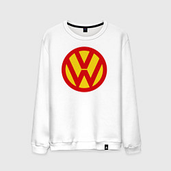 Свитшот хлопковый мужской Super Volkswagen, цвет: белый