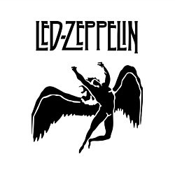 Свитшот хлопковый мужской Led Zeppelin Swan, цвет: белый — фото 2