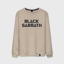 Свитшот хлопковый мужской Black Sabbath, цвет: миндальный