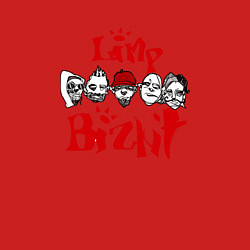 Свитшот хлопковый мужской Limp Bizkit Faces, цвет: красный — фото 2