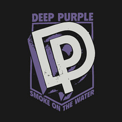 Свитшот хлопковый мужской Deep Purple: Smoke on the water, цвет: черный — фото 2