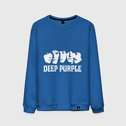 Свитшот хлопковый мужской Deep Purple, цвет: синий