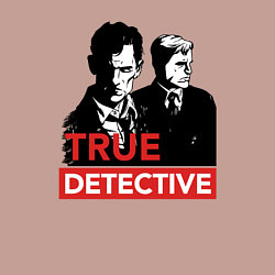 Свитшот хлопковый мужской True Detective, цвет: пыльно-розовый — фото 2