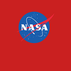 Свитшот хлопковый мужской NASA: Logo, цвет: красный — фото 2