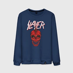 Свитшот хлопковый мужской Slayer Punk, цвет: тёмно-синий