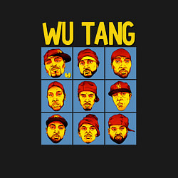 Свитшот хлопковый мужской Wu-Tang Clan Faces, цвет: черный — фото 2