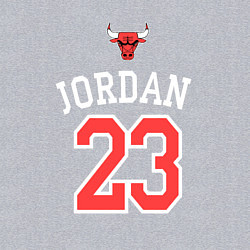 Свитшот хлопковый мужской Jordan 23, цвет: меланж — фото 2