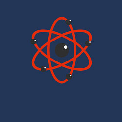 Свитшот хлопковый мужской Atomic Heart: Nuclear, цвет: тёмно-синий — фото 2