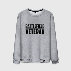 Свитшот хлопковый мужской Battlefield Veteran, цвет: меланж