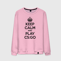 Мужской свитшот Keep Calm & Play CS:GO