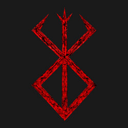 Свитшот хлопковый мужской Берсерк. Клеймо, цвет: черный — фото 2