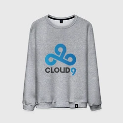 Свитшот хлопковый мужской Cloud9, цвет: меланж