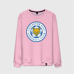 Свитшот хлопковый мужской Leicester City FC, цвет: светло-розовый