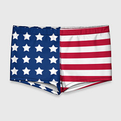 Мужские плавки USA Flag, цвет: 3D-принт