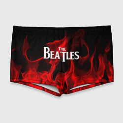 Мужские плавки The Beatles: Red Flame, цвет: 3D-принт