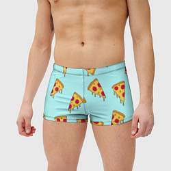 Мужские плавки Ароматная пицца, цвет: 3D-принт — фото 2