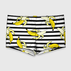 Мужские плавки Banana pattern Summer, цвет: 3D-принт