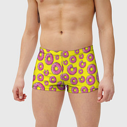 Мужские плавки Пончики Гомера, цвет: 3D-принт — фото 2
