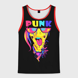Майка-безрукавка мужская Punk, цвет: 3D-красный