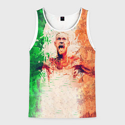 Майка-безрукавка мужская Conor McGregor: Ireland, цвет: 3D-белый