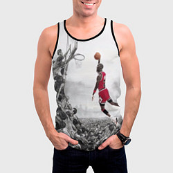 Майка-безрукавка мужская Michael Jordan NBA, цвет: 3D-черный — фото 2