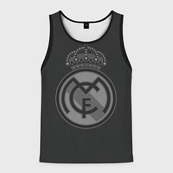 Майка-безрукавка мужская Real Madrid, цвет: 3D-черный